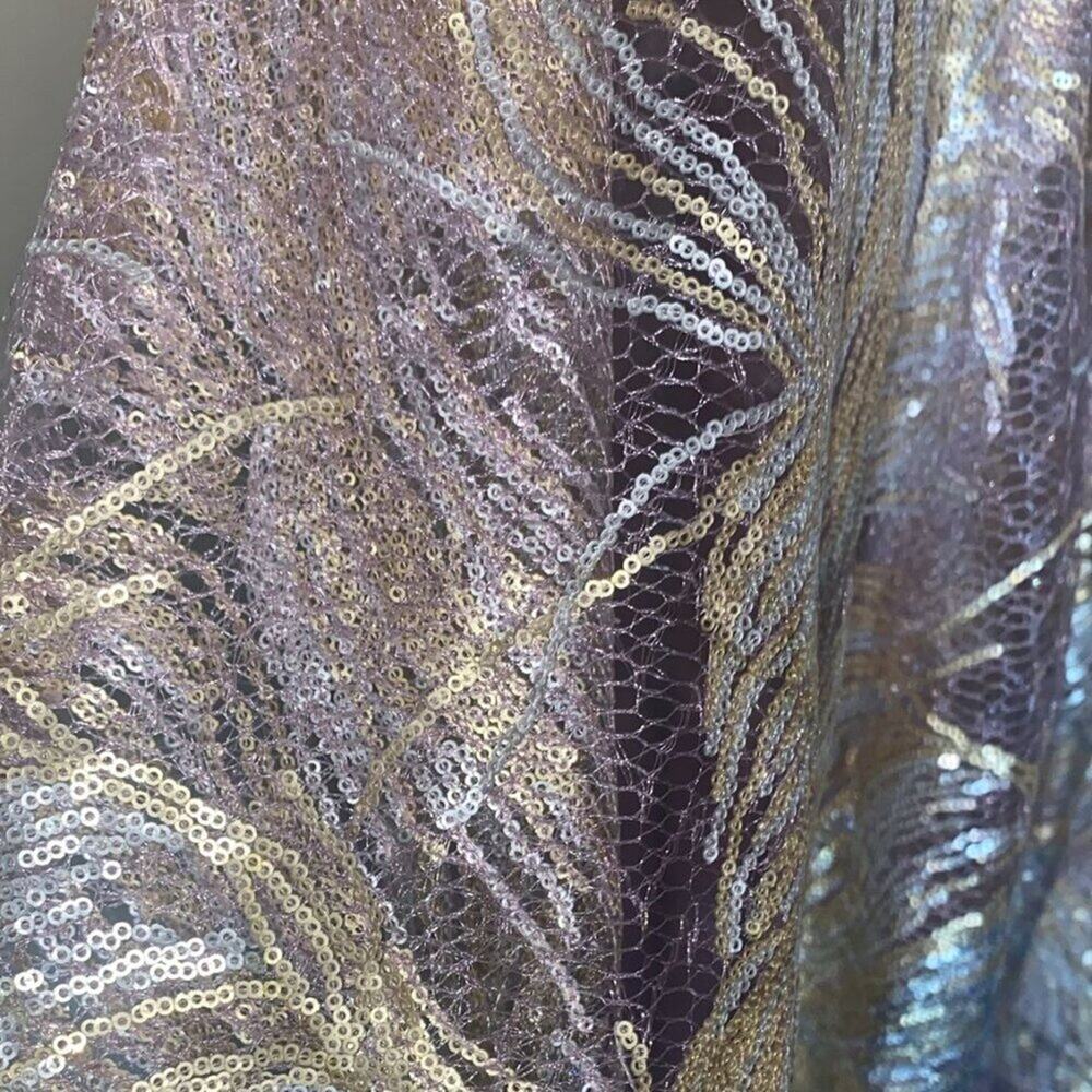 Rene Ruiz Collection ​Ombré Burnout Strapless Gown - Picture 5 of 12